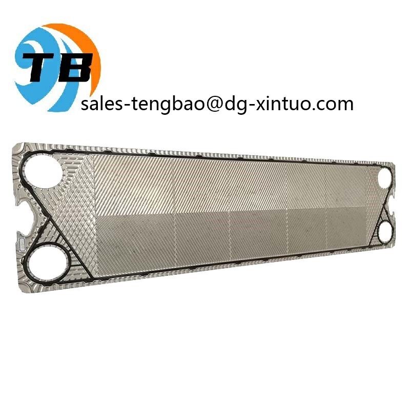Plate thickness 0.4 to 1.2 mm APV Plate Heat Exchanger with non toxic gasket glue ensuring performance in thermal management systems